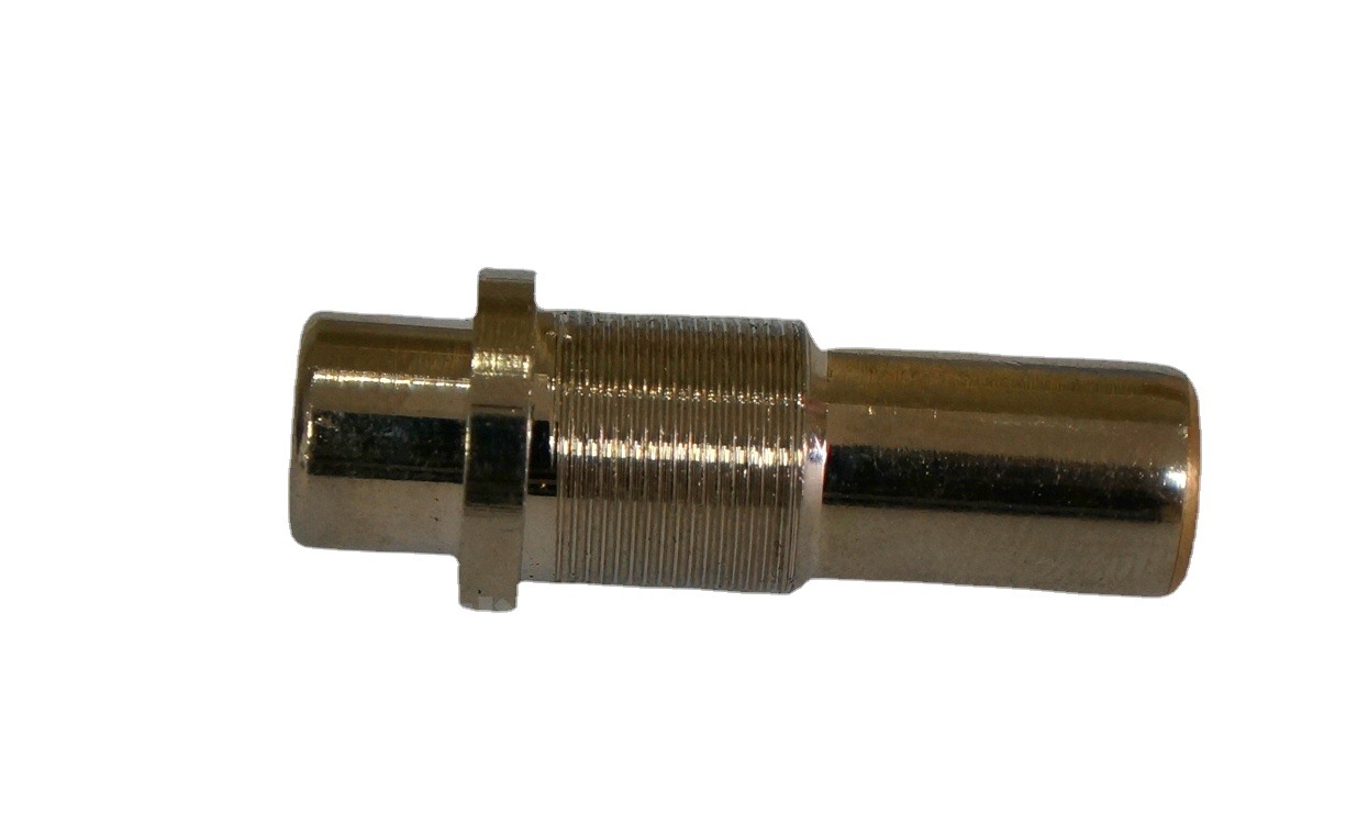 厂家直销 全金属RCA母转RCA母音频转接头插头 带螺丝口AV转换头