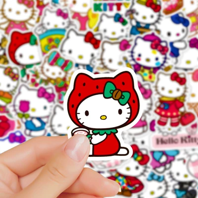50 pieces hellokittyKT cat Body sticker