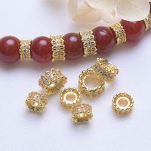 ��ɫ18K������ʯ�U�ջ�߅���и������DIY����朴����Ʒ���