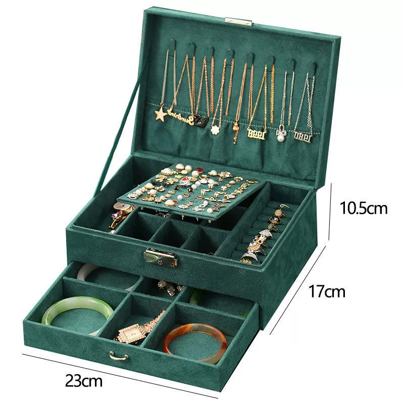 (Cross-border trading), storage system, storage box, earrings, wooden capacious necklace, direct factory sales