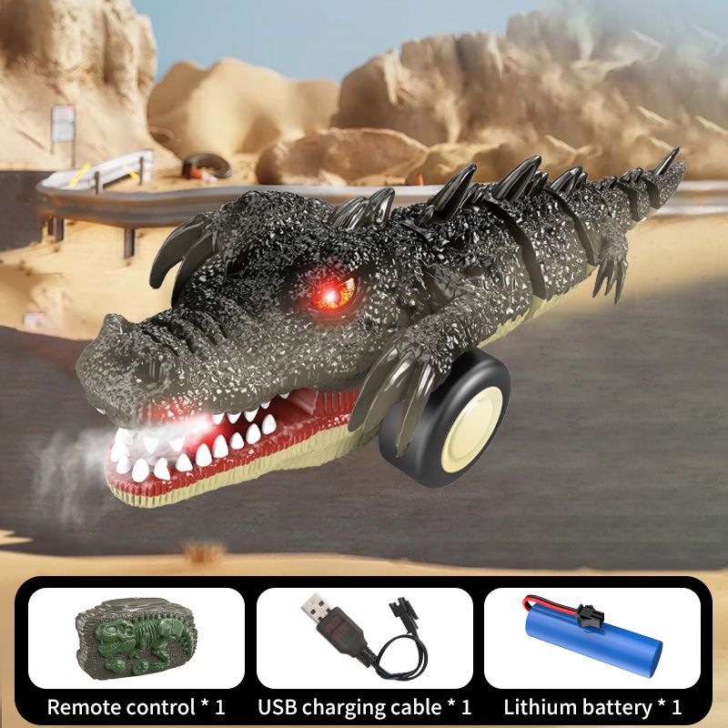 Aliexpress juguetes de cocodrilo eléctricos creativos juguetes de control remoto juguetes de comercio exterior juguetes de niños