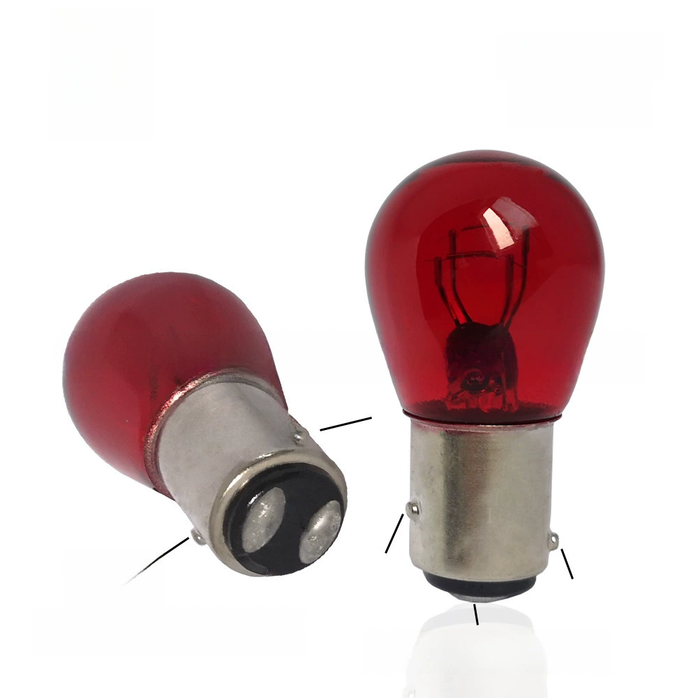 Однохвостовый двойной хвост высоты косоглазная тормозная лампа PR21W 12V21W15S/PR21/5W baw15d red