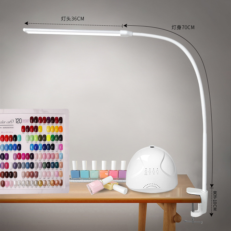 Beauty Lamp, Pattern Embroidery Lamp, Nail Art Table Lamp, Eye Protection Nail Lamp, Lighting Desktop Desk, Led Work Lamp, Floor Lamp