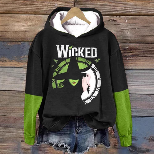 New Women's Hooded Sweatshirt Independent Store Hot Selling 3D Digital Printing Halloween Series Supply