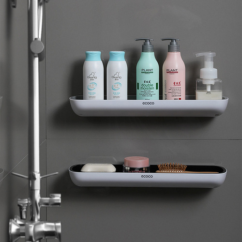 Wall-mounted bathroom storage rack, bathroom storage rack, kitchen storage rack, bathroom organization rack without towel rack