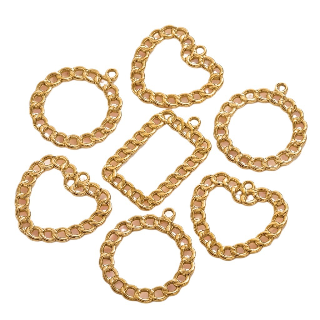 Personalidad coreana de acero inoxidable círculo de torsión rollo NK pendientes pendientes DIY accesorios hechos a mano