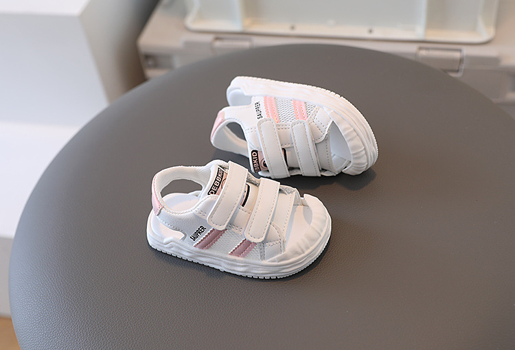 Kid's Fashion Stripe Round Toe Beach Sandals display picture 8