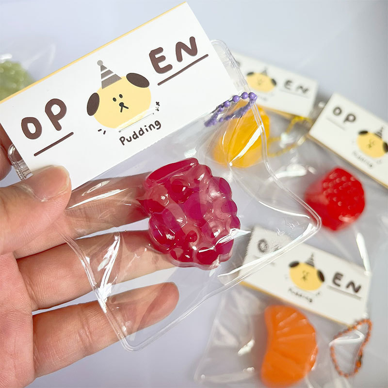 小さな鼻ペンダント、パイナップル、イチゴ、ゆっくりと反発して減圧、超ソフトな泥のようなオレンジの花びら、フルーツグミ、QQシュガー、ピンチアンドプレズ|undefined