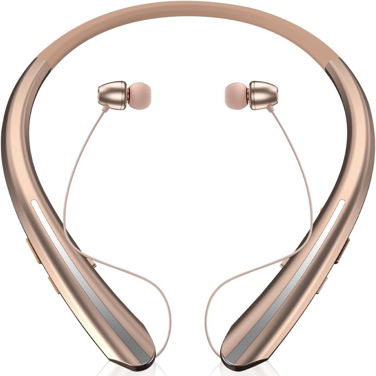 Cross-Border New Product Hx-801 Hanging Neck Bluetooth Headset Neck-Mounted Retractable Cable Ultra-Long Standby Life Running Sports 5