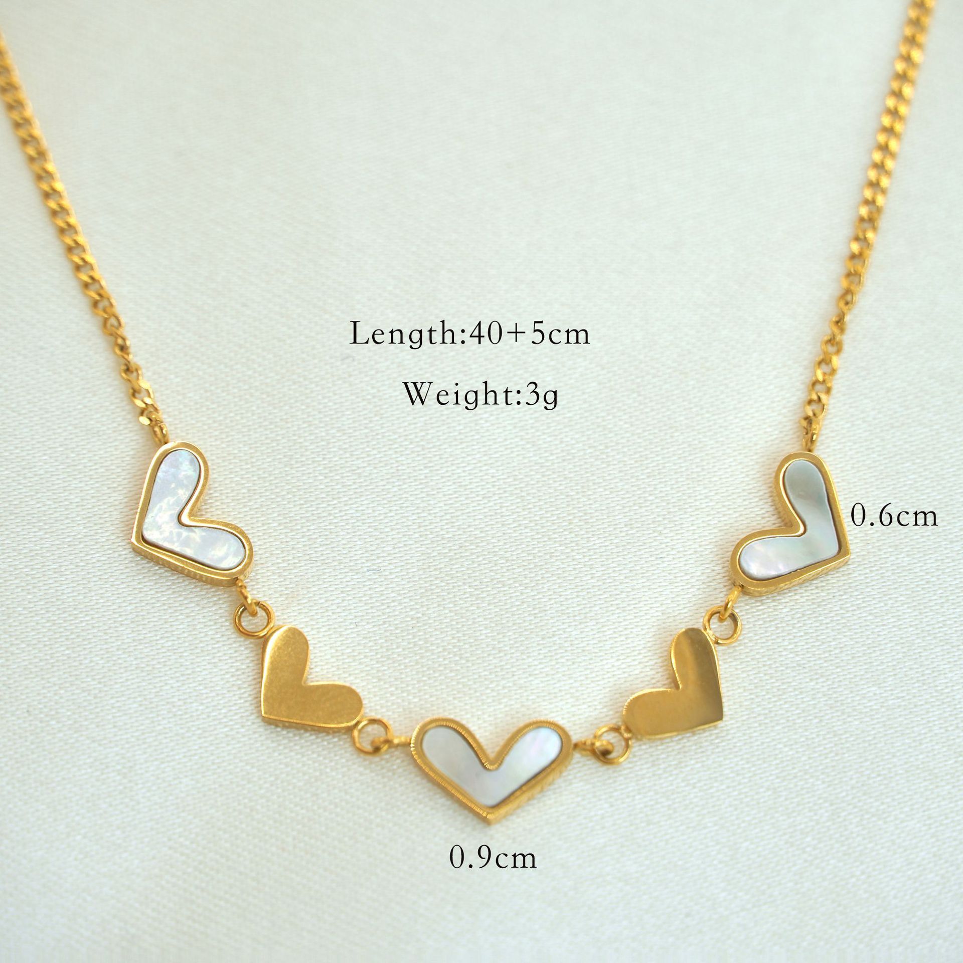 304 Stainless Steel Material 304 Stainless Steel Flower Patchwork Pendant Necklace