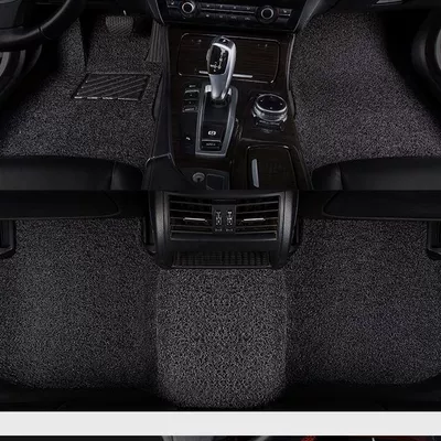 Universal Foot Pad – Universal Single Piece Main Driver Pvc - silk-circle-pure-black-five-seats-standard-model
