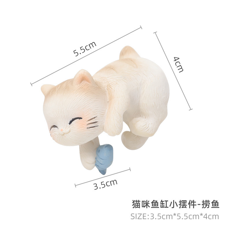 猫のペンダント、緑の植物のペンダント、マイクロランドスケープ水槽、水槽造園、爬虫類の装飾品、ガーデニングの創造的な植木鉢|undefined