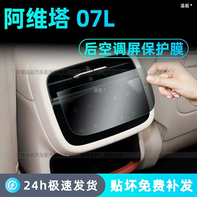 Car interior film – protection, center console film, rear