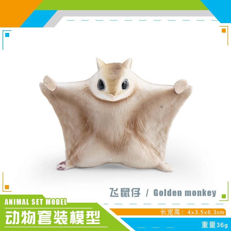 Transfronterizos mini simulación perro de madera panda cerdo conejo blanco serpiente blanca hámster nutria foca animal adornos modelo juguete