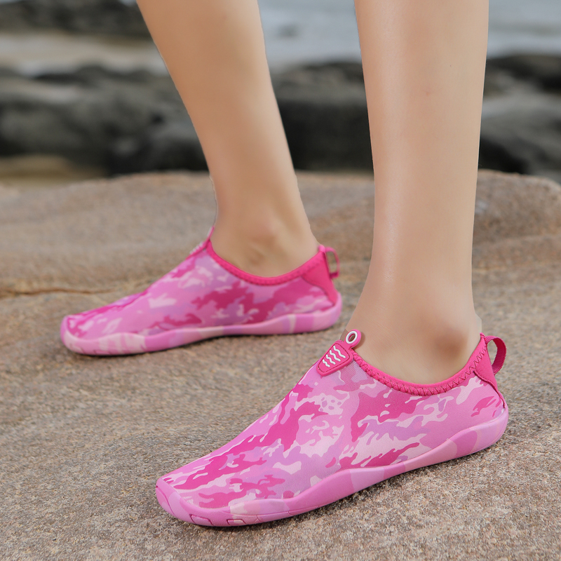 Zapatos de baño al aire libre, zapatos de playa para hombres y mujeres, zapatos de nadador anfibios, zapatos de natación transpirables para mujeres