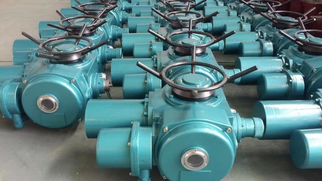 多回转阀门电动执行器装置　普通型闸阀 调节阀电动头　DZW120电