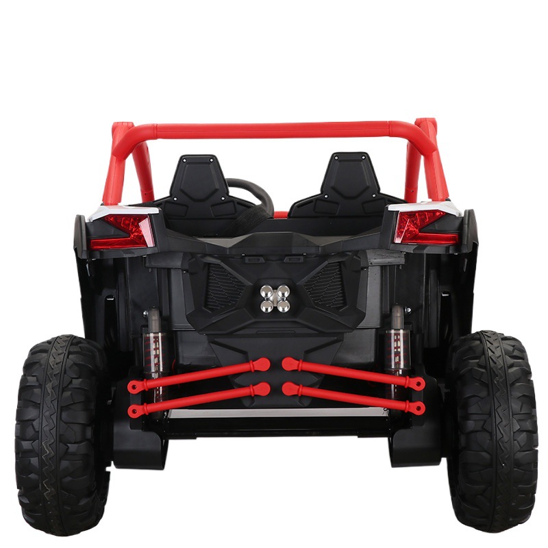 Bombardier todoterreno coche eléctrico para niños, coche de juguete para padres e hijos de cuatro ruedas, coche de control remoto para bebés de dos plazas para adultos