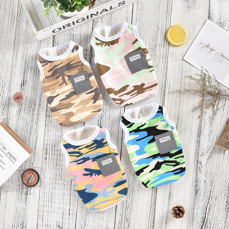 Домашние животные Теплый жилет Собака Камуфляж Теплый тонкий бархатный весенний и осенний пиджак