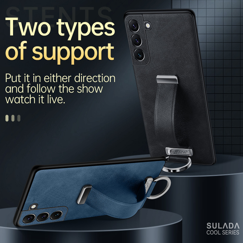 サムスンs 25リストバンド携帯ケースSULADA潮クール適用Galaxy s 25ultraシミュレーション牛革保護カバー|undefined