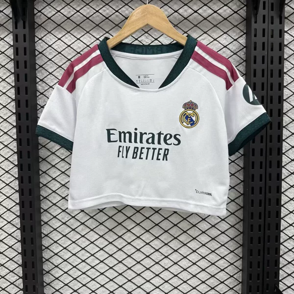 2026 Hot Girl Short Football Jersey for Girls, Slim Fit, Cropped, Short Sleeve, American Style, Mesh, Breathable, Niche Fan Top