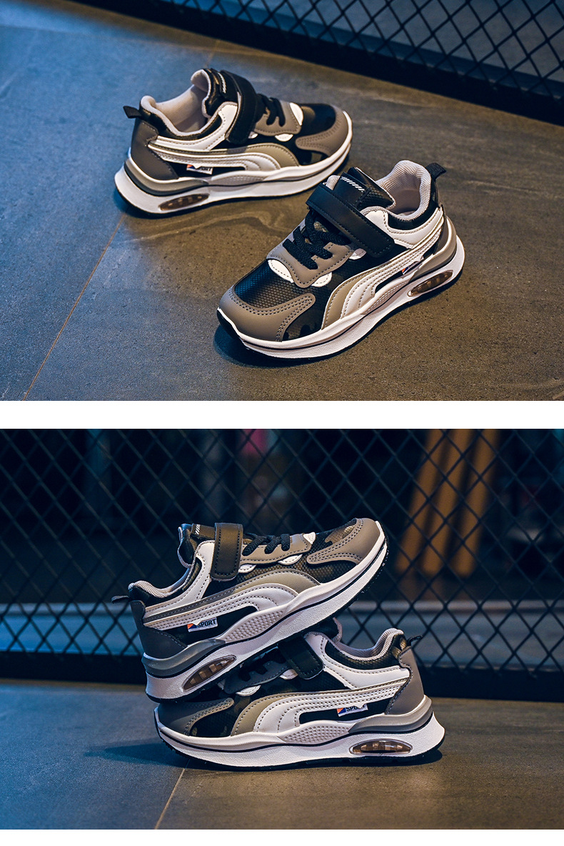 Boys' sports youth sneakers, spring 2023 new children's mesh soft soled boys' Forrest Gump shoes, running_voghion.com