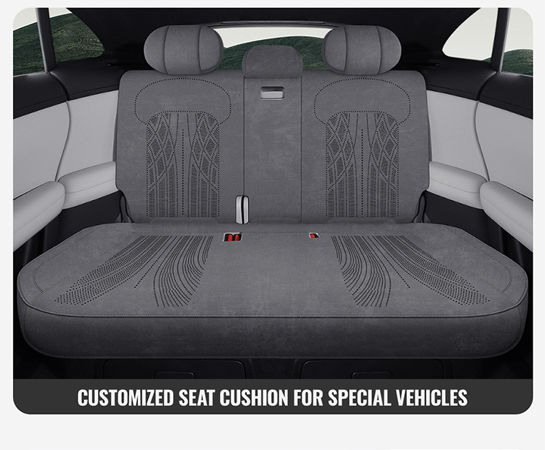 Suitable for Xiaomi Yu7 Car Seat Cushions, All-Season Universal Suede Seat Covers, Breathable, High-End Feel, Full Surround Seat Cushions