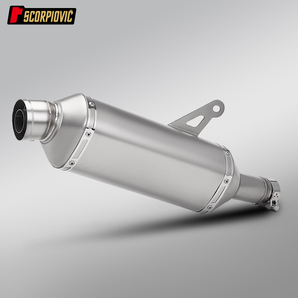 Motorcycle Exhaust Pipe Suitable for Cfmoto 450Mt Sr Nk Integrated Mid-Section and Tail-Section Muffler Original Interface
