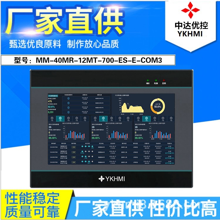 MM-40MR-12MT-700-ES-A/B/C/D/Ecom3中达优控PLC一体机温度模拟量