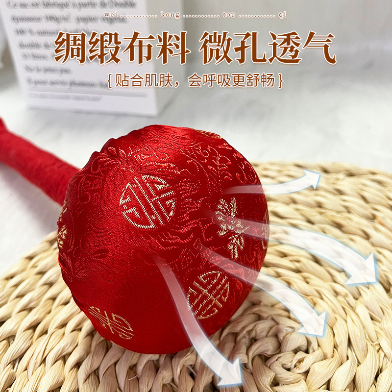 柿柿如意艾草ハンマー養生ハンマーサテン粗布経絡ハンマー高級手礼マッサージハンマーメーカー卸売り|undefined