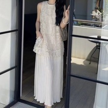 现货南法度假风连衣裙子夏季女2025新款今年流行漂亮套装裙