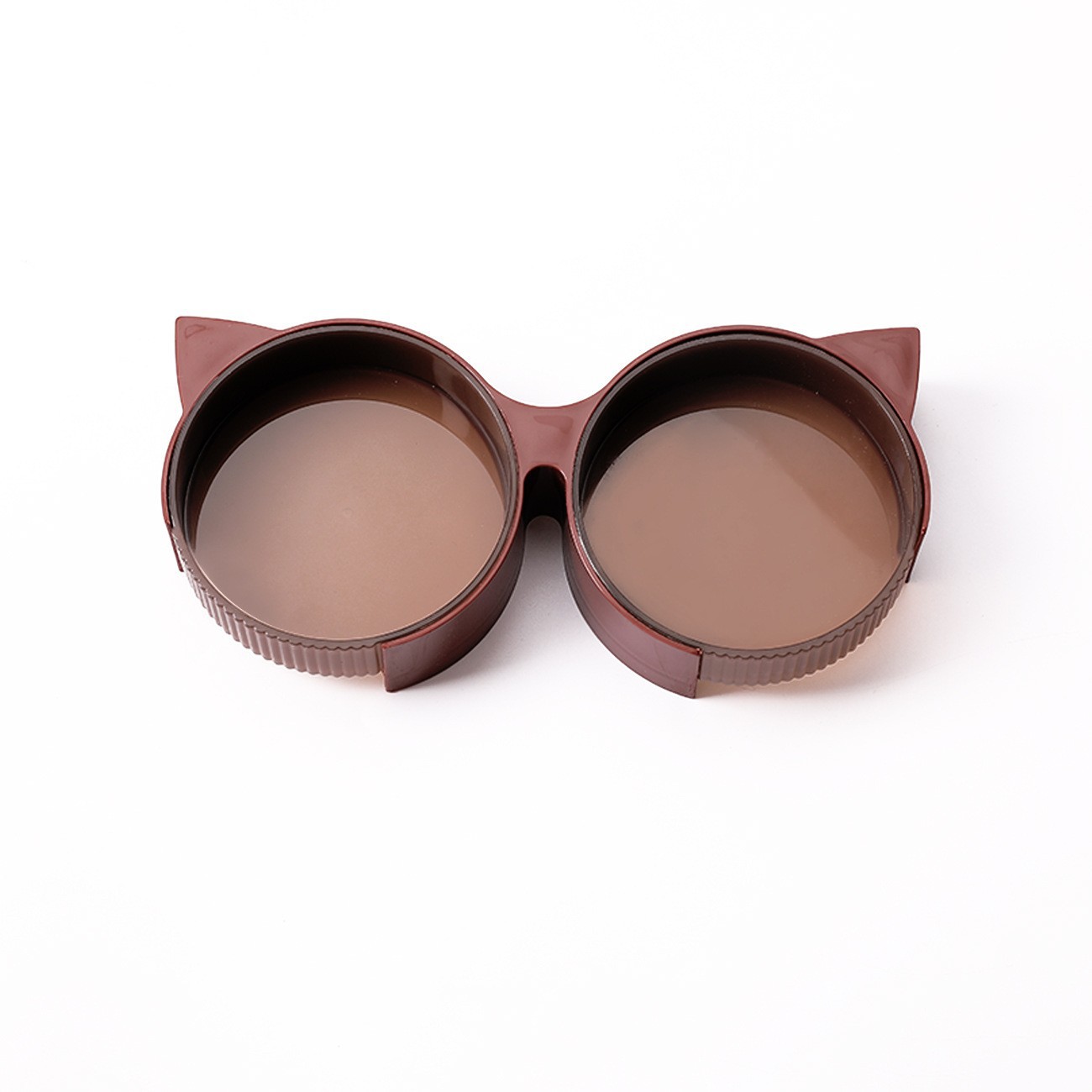 펫 더블볼 [고양이귀안경] (버건디)