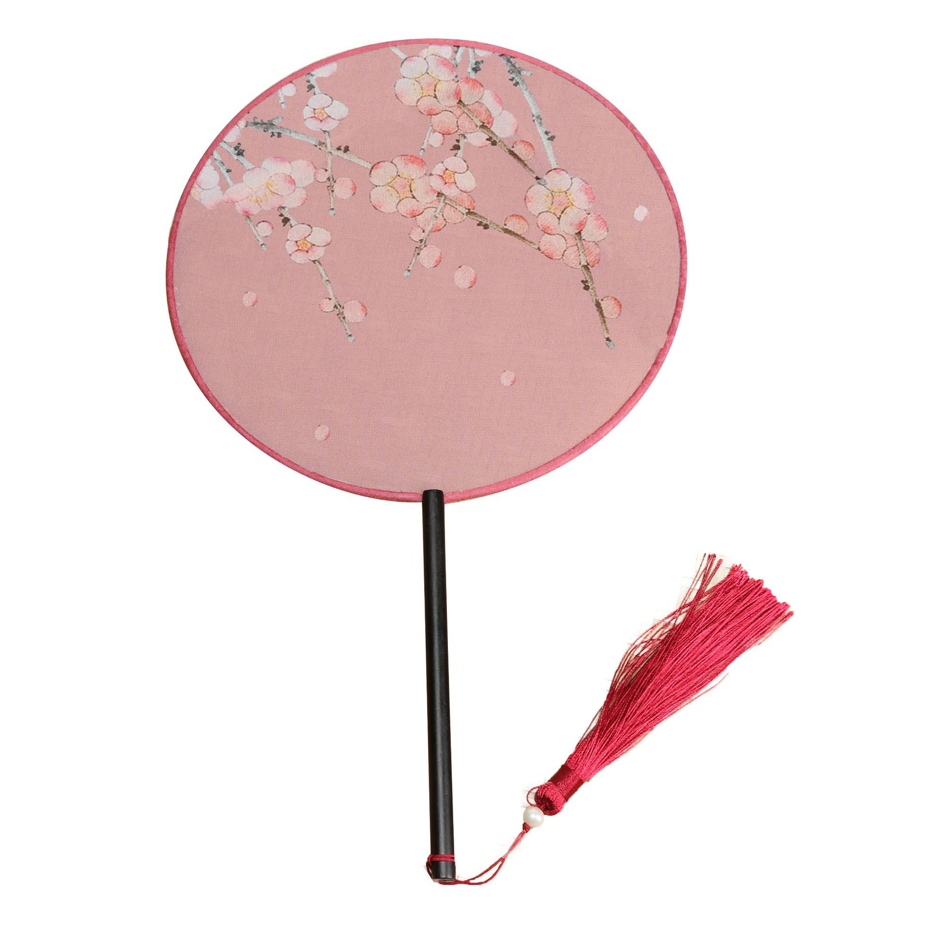 Creativo mantingfang tema estilo antiguo ventilador de la danza al por mayor ventilador de dama de honor estilo chino nuevo ventilador de corte clásico chino