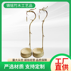 创意手工竹制龙挂香书房酒店倒流香熏香摆件茶台布景装饰龙头香架
