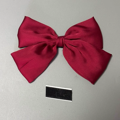 Electric helmet decorative bow wholesale velcro base motorcycle helmet dream bow quick release accessories stickers (Motosiklet dəbilqələri) - t3-bow-red
