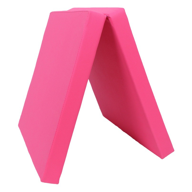 Wholesale Children's Dance Practice Gymnastics Mat Sit-Up Training Pu Folding Foam Mat Foldable Non-Slip