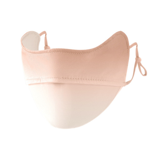 Jiao Xia's same gradient color eye protection sun protection mask with ear hanging ear dust protection and UV protection gradient ice silk sun protection