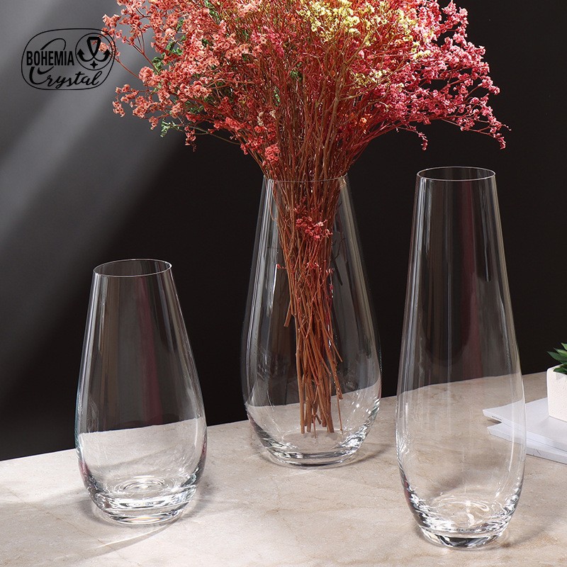 Lexus Checo sin plomo cristal de decoración de gran calibre mesa de flores flores de sala de estar escritorio regalos de negocios hechos a mano