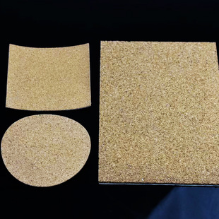 Round 100mm cork coaster square in stock Cork pad adhesive self-adhesive non-slip Cork sticker gasket
