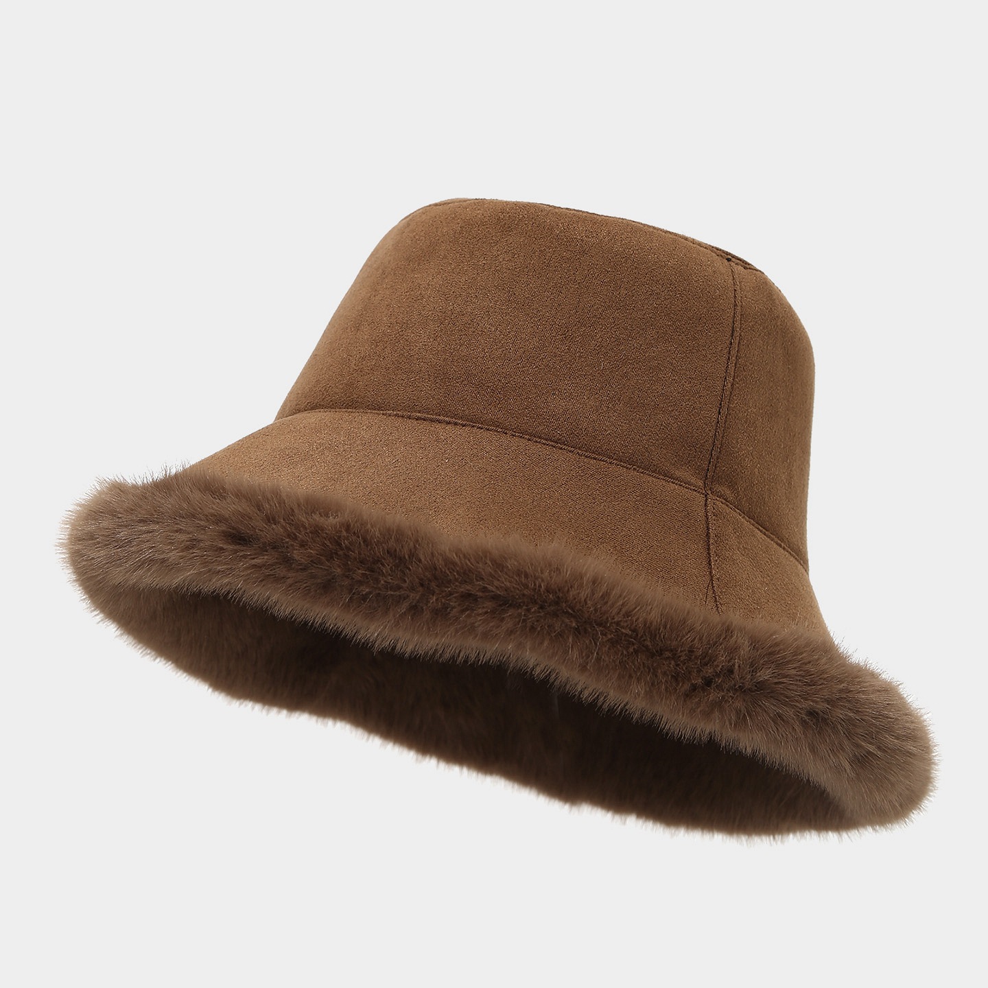 Otoño y invierno doble cara gorra de bañera gruesa gorra de peluche caliente pescador gorra de peluche caliente mujer red red versátil fría ocio gorra de peluche caliente
