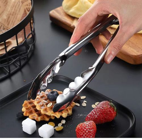 Stainless steel 430 food food clip barbecue clip creative anti-scalding bread steak clip kitchen baking barbecue tool