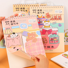 A4 sketchbook thickened student art blank picture book hand-painted colored lead drawing paper painting adult children sketch paper