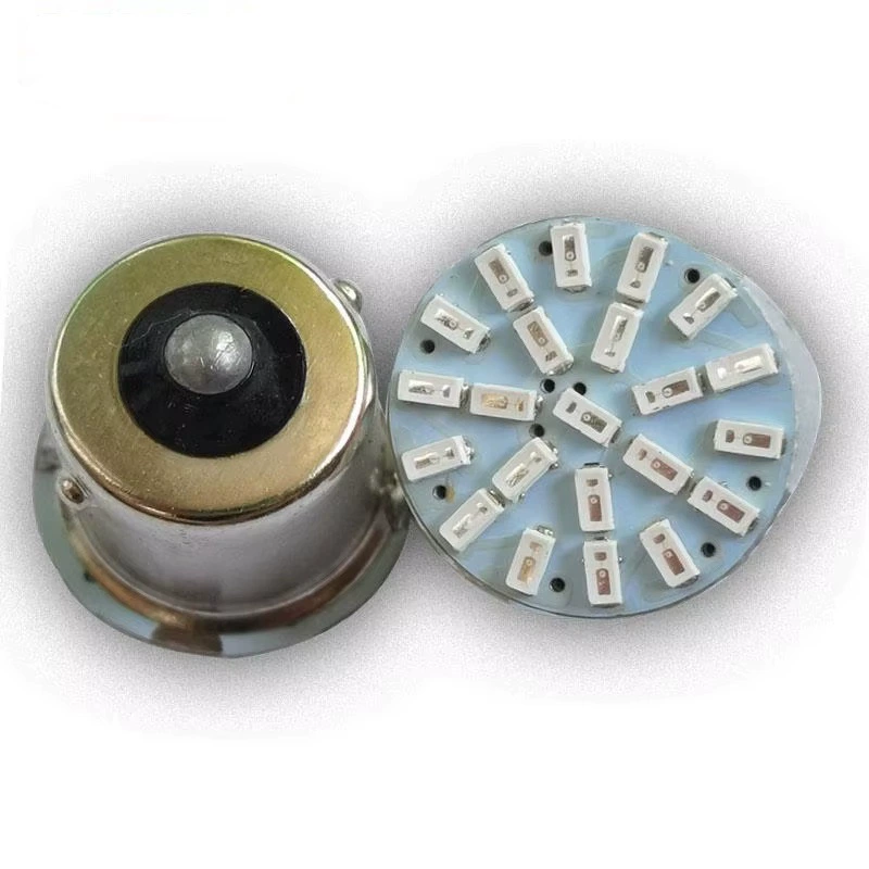 Автомобиль Мотоцикл рулевой свет высокий стоп-сигналы 1156 BA15S 22SMD 3014 светодиодные лампы