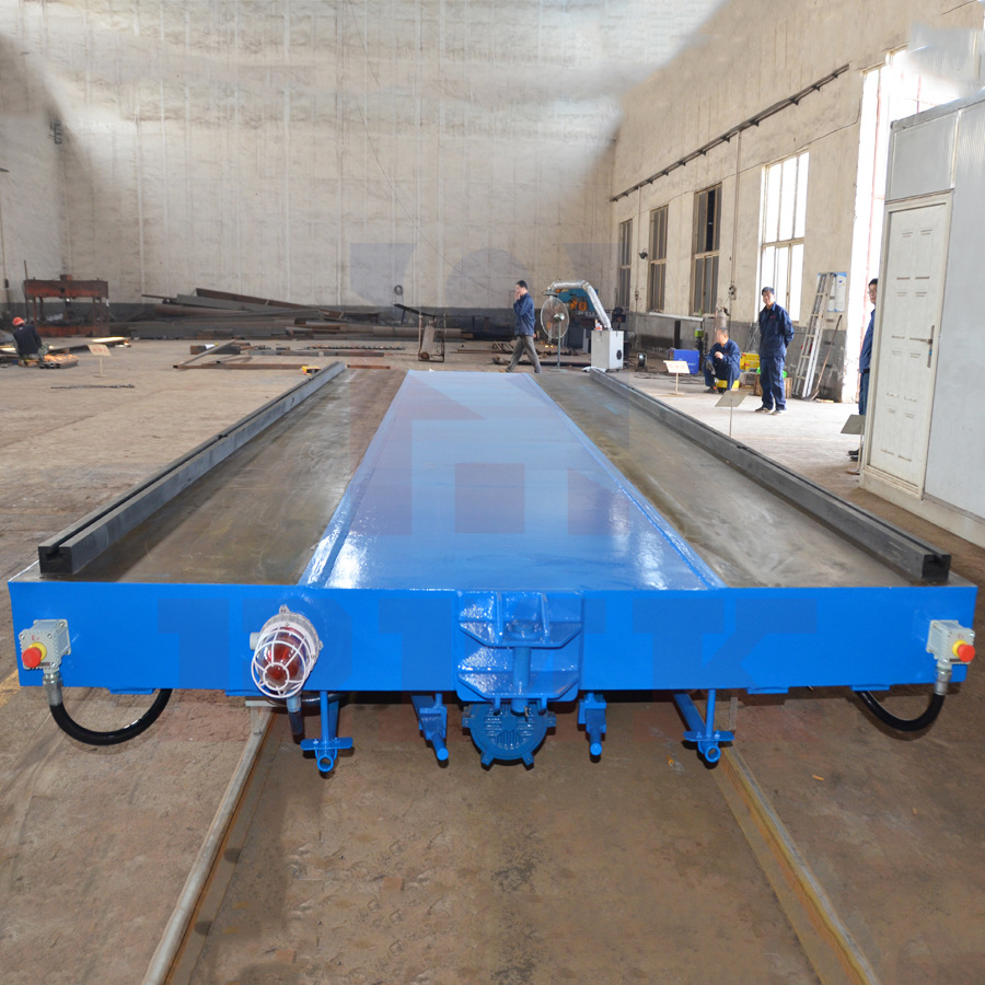 睿迈科激光切割下料电动地爬车 重型RGV轨道平车 睿迈科轨道平车