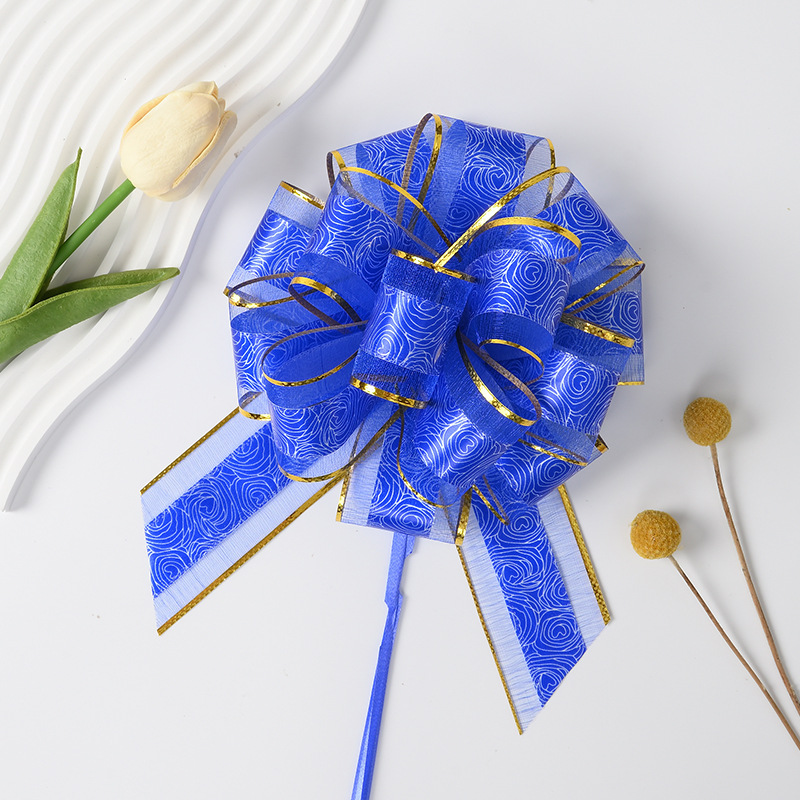 50 grandes rosas de nieve flores de bola de decoración de automóvil de boda flores de embalaje de flores de regalo de vacaciones cinta