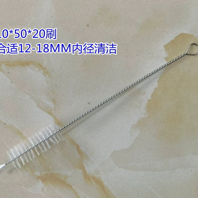 Brush stainless steel, nylon feeding bottle soft-bristled, stainless steel AISI 304
