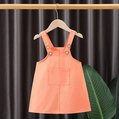 Baby girl's strap dress, spring dress for little girls, princess dress for toddlers, infant one-piece dress, stylish new fashion for kids