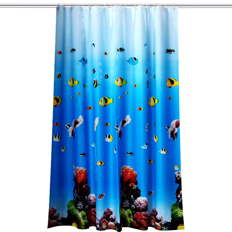 Suministro directo de fábrica PEVA cortina de ducha impermeable Cortina de baño cortina impermeable cortina de bloqueo de cocina sin perforar cortina de puerta