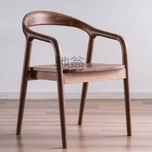 k个餐椅中式椅子单人新中式实木现代靠背靠背椅简约家用餐