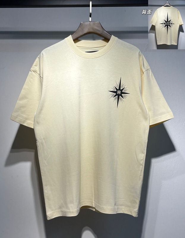貿易クロスAm新文字クラシックプリント半袖男女同型カップルTシャツiri夏高iri製品タイプ|undefined