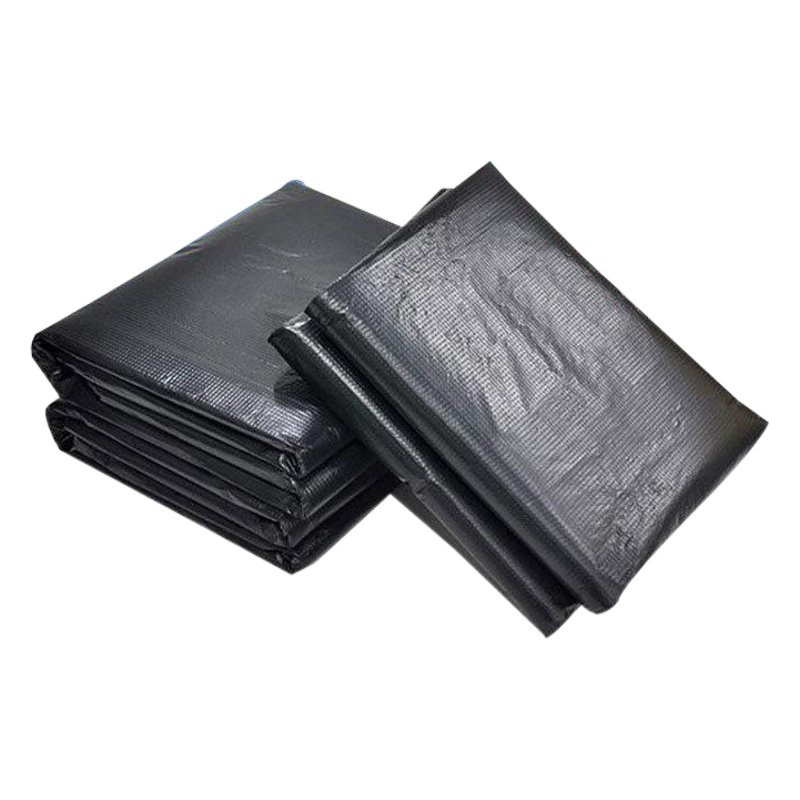 Одноразовый плоский рот Большой мешок для мусора Большой утолщенный черный пластиковый пакет Отель Недвижимость Санитария Плоский мешок Оптовая